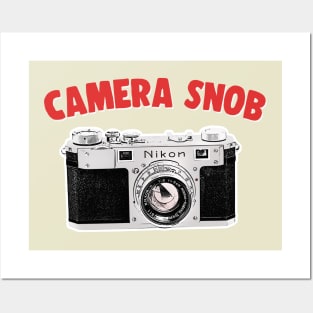 Camera Snob / Camera Geek Gift Design Posters and Art